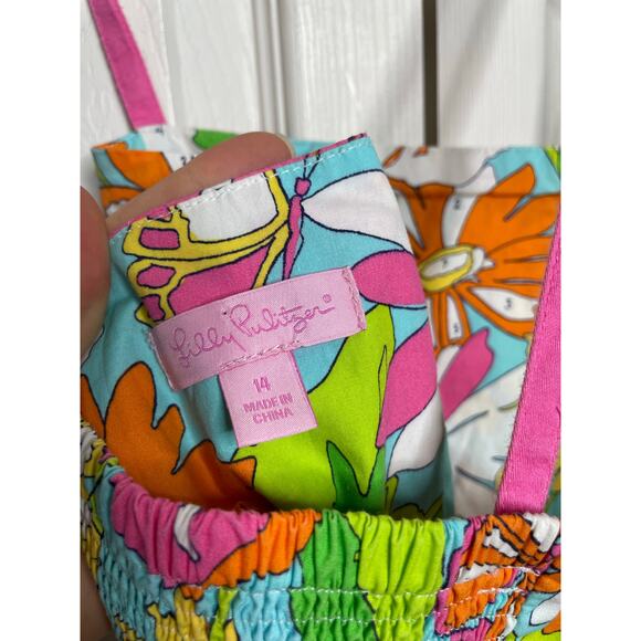 Lilly Pulitzer Girls Paint by Numbers Dress Size 14 - Picture 6 of 7
